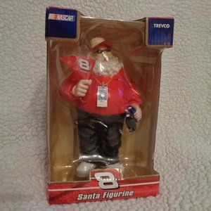 Dale Earnhardt Jr Nascar Santa Figurine